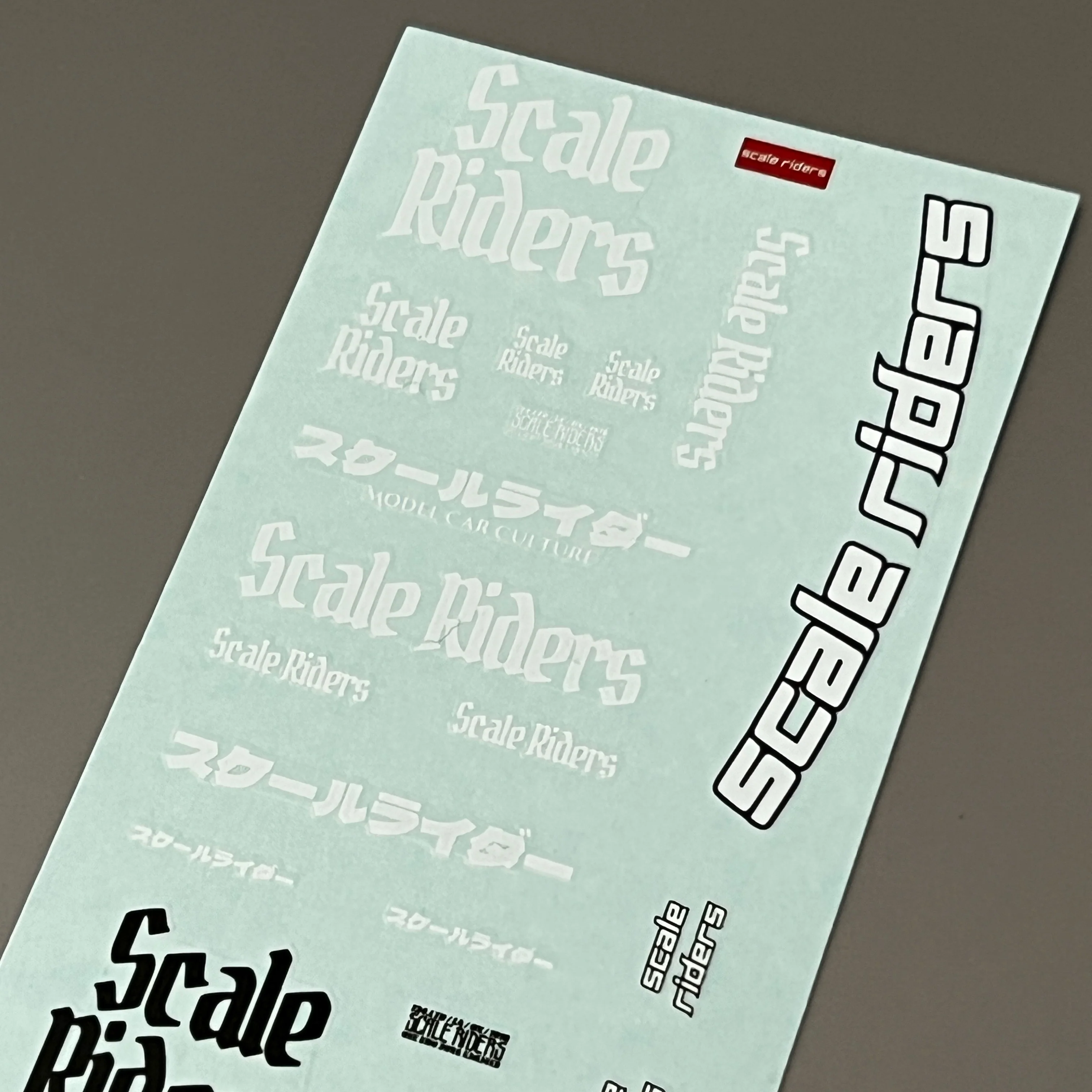 Scale Riders Water Slide Decal - Image 3