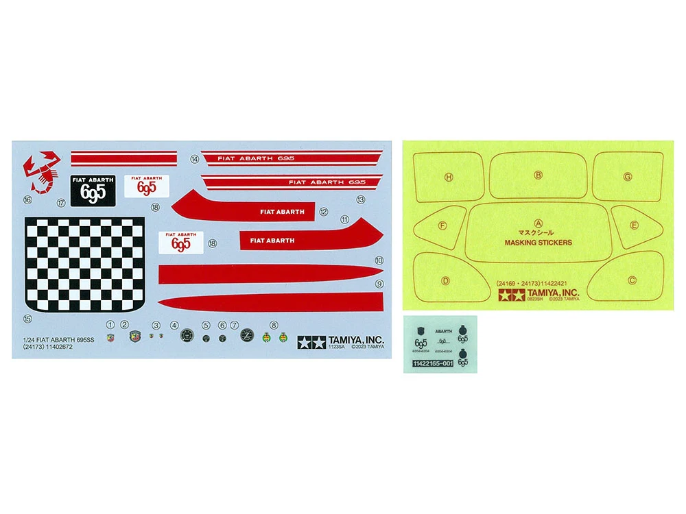 Tamiya 1/24 Fiat Abarth 695 SS - Image 6